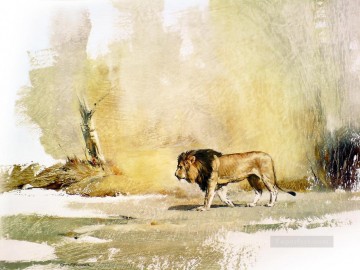 Animal Painting - león salvaje